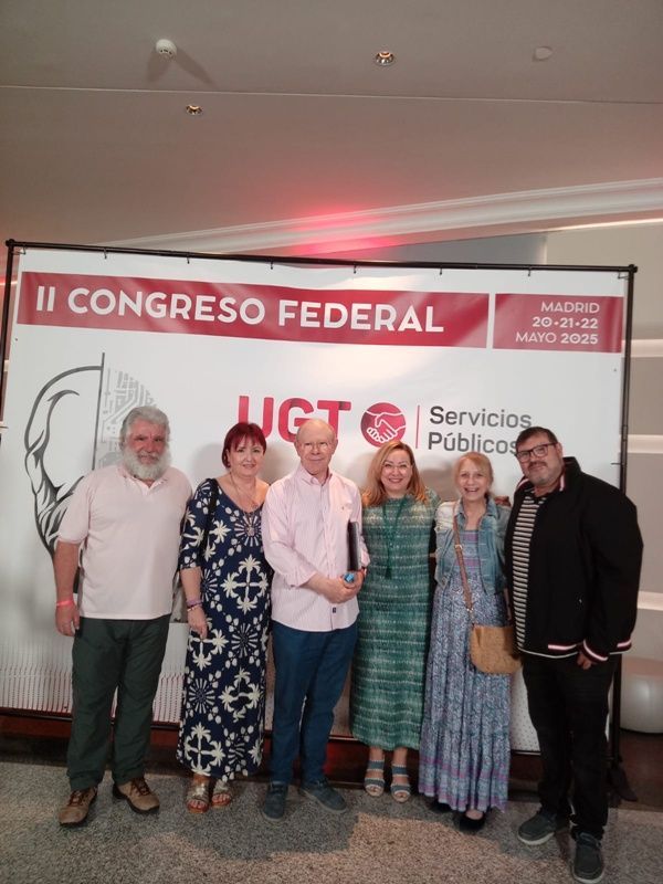 Lobato y Aparicio lideran la delegación de UGT Ceuta en el Congreso Federal de Servicios Públicos