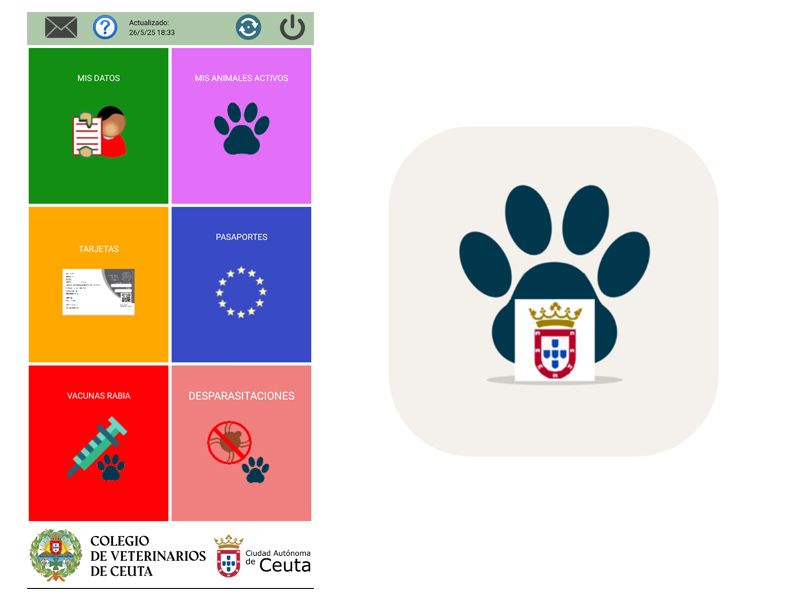 Los Colegios Veterinarios de Ceuta y Melilla incorporan a sus registros una nueva aplicación para móviles