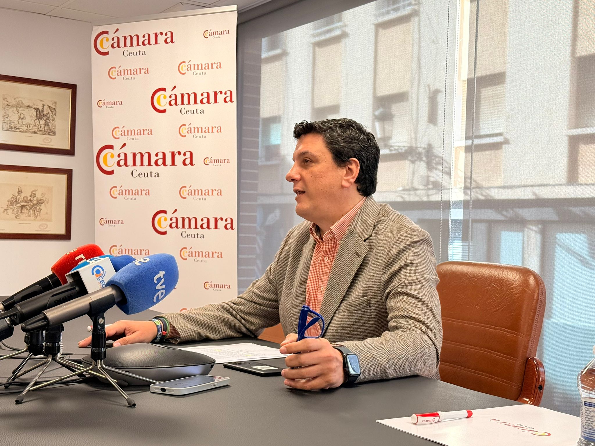 Joaquín Mollinedo, secretario general de la Cámara de Comercio de Ceuta