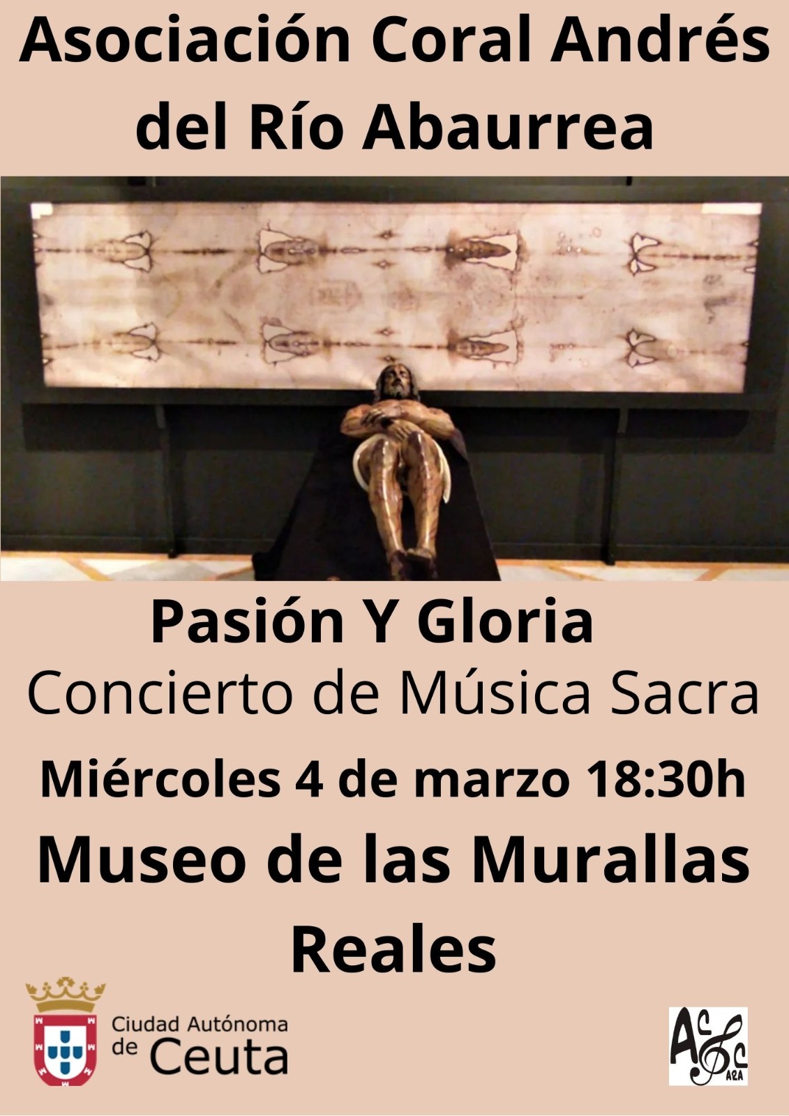 La Coral de Ceuta actuará el próximo miércoles en las Murallas Reales