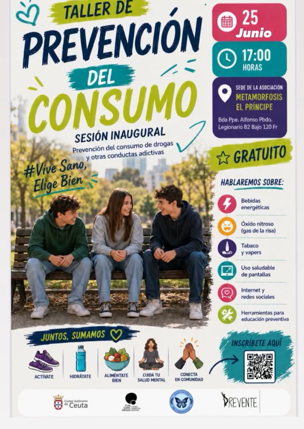 El Plan sobre Drogas celebra mañana una nueva edición de sus talleres de prevención