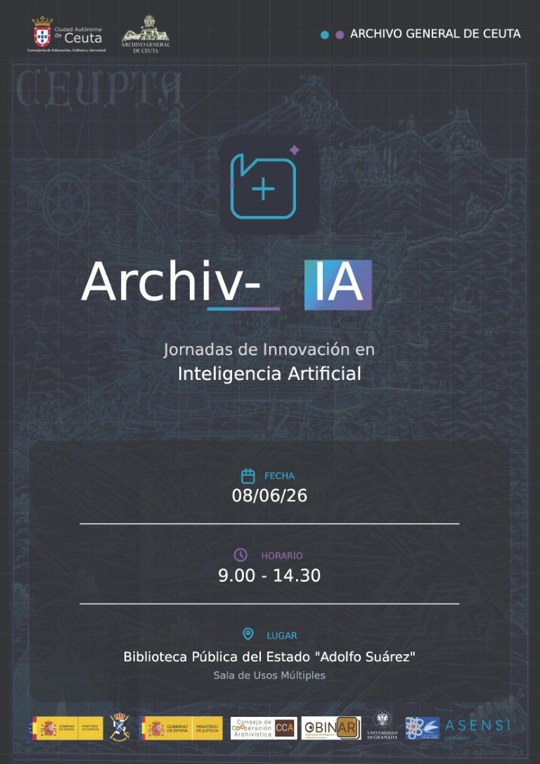 Cultura celebra el Día de los Archivos con una jornada sobre inteligencia artificial y gestión documental