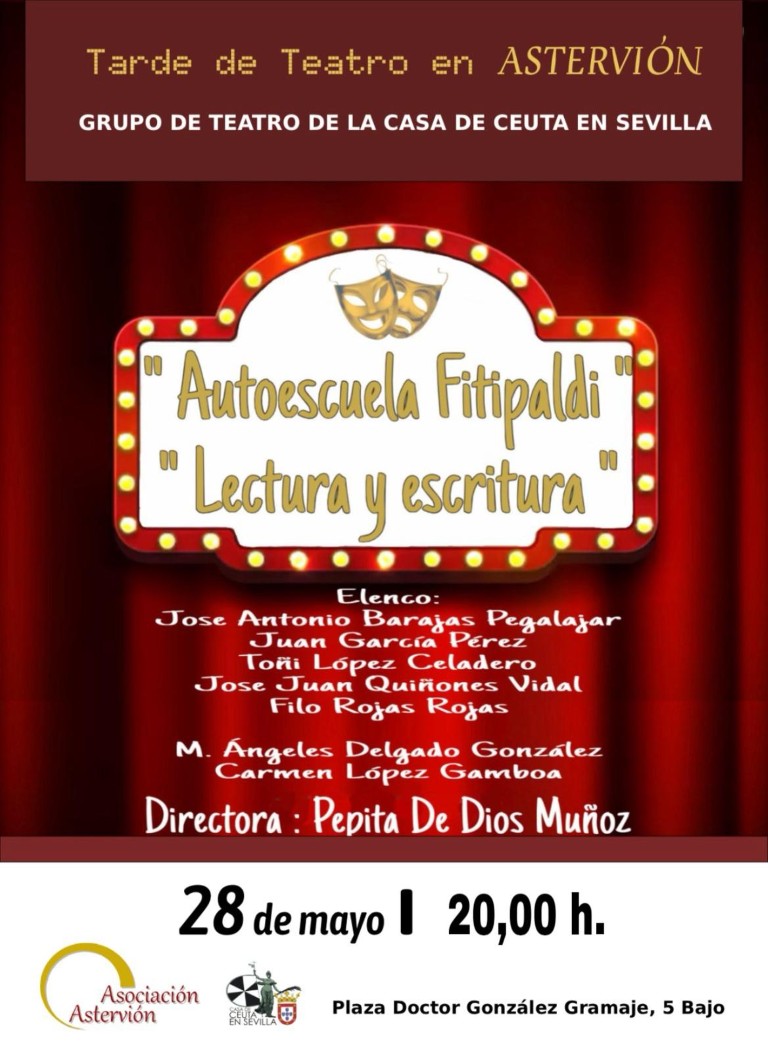 La Casa de Ceuta lleva su teatro a Astervión y refuerza la difusión de la cultura ceutí en Sevilla