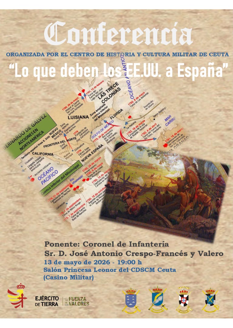 El próximo miércoles se celebra la conferencia “Lo que deben los EEUU a España”