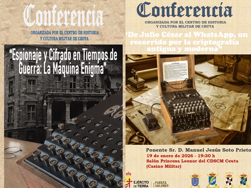 El Centro Cultural Militar de Ceuta organiza una conferencia sobre “La Máquina Enigma”