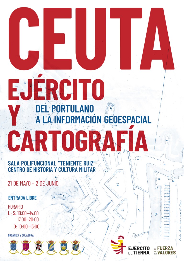El Centro Geográfico del Ejército inaugurará en Ceuta una exposición sobre cartografía histórica y tecnología geoespacial