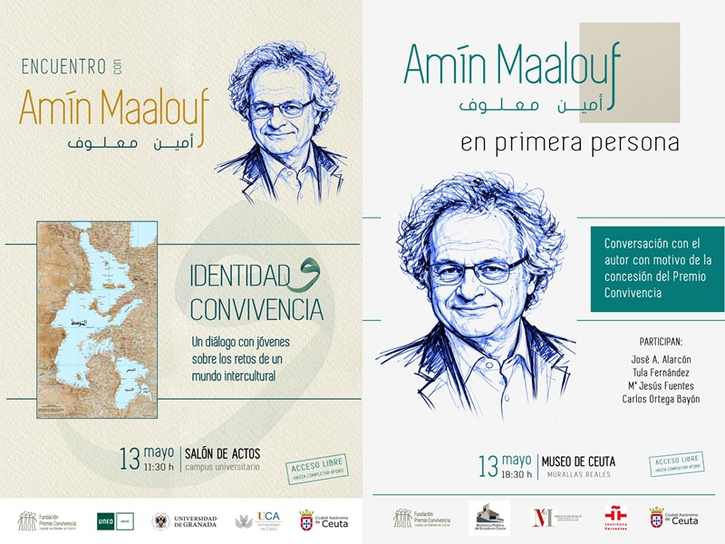 Amin Maalouf dialogará con jóvenes y representantes culturales en Ceuta antes de recibir el Premio Convivencia