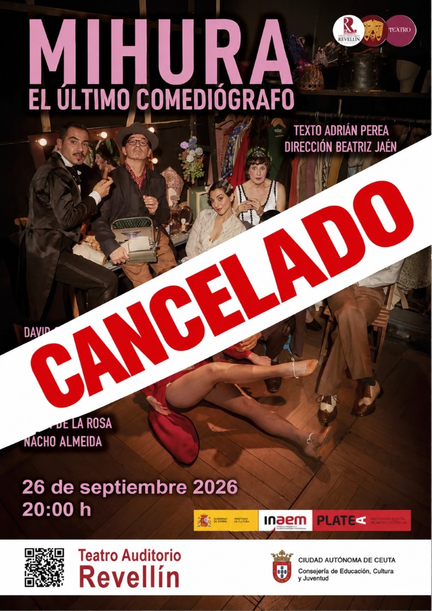 Cancelada la obra “Mihura, el último comediógrafo” prevista para el 26 de septiembre