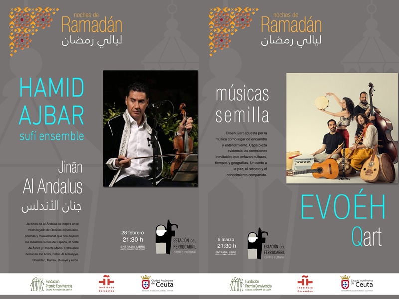 La Fundación Premio Convivencia programa dos conciertos de raíz andalusí y mediterránea