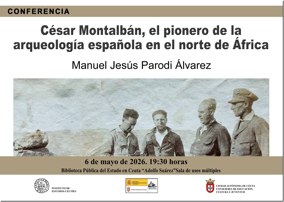 Parodi aborda en Ceuta la figura de César Montalbán, pionero de la arqueología española en el norte de África