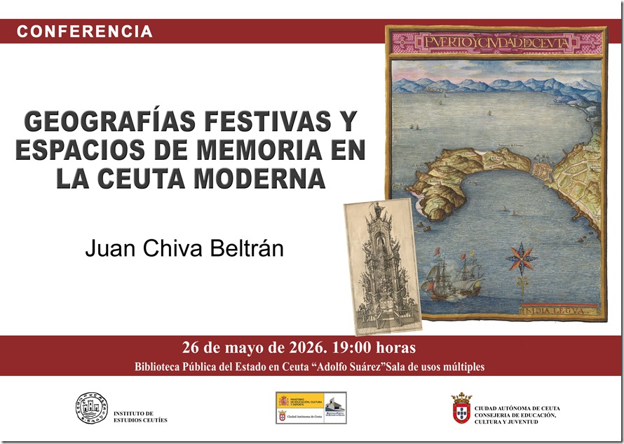 El IEC convoca una conferencia sobre “Geografías festivas y espacios de memoria en la Ceuta moderna”