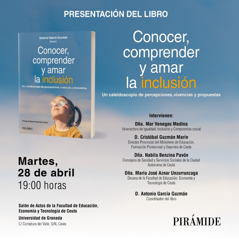 El campus acoge el próximo martes la presentación del libro “Conocer, comprender y amar la inclusión”