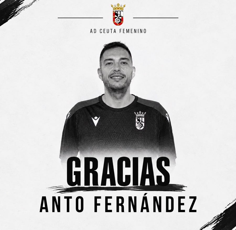 Anto Fernández deja de ser entrenador de la AD Ceuta Femenina
