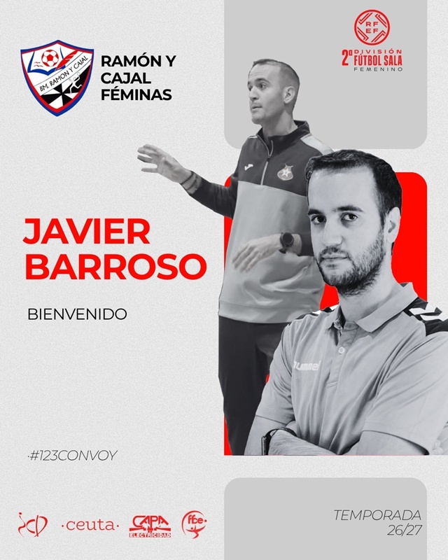 Javier Barroso toma las riendas del Ramón y Cajal Féminas para su histórico estreno en Segunda División