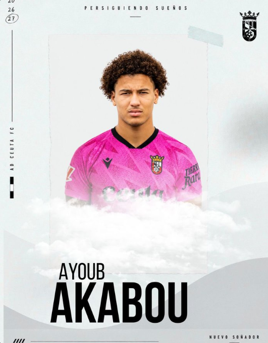 La AD Ceuta FC apuesta por el futuro con el fichaje del joven guardameta Ayoub Akabou