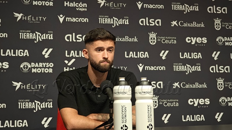 Jordi Escobar afronta con ambición el reto del Ceuta ante el Mallorca