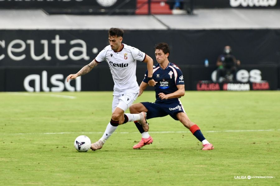 El 1x1 del partido entre la AD Ceuta y el Celta Fortuna (0-2)