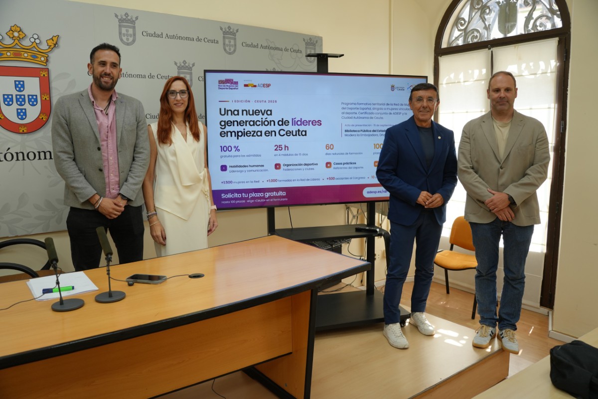 Unas 40 mujeres se incorporan en Ceuta a la Red de Líderes del deporte español