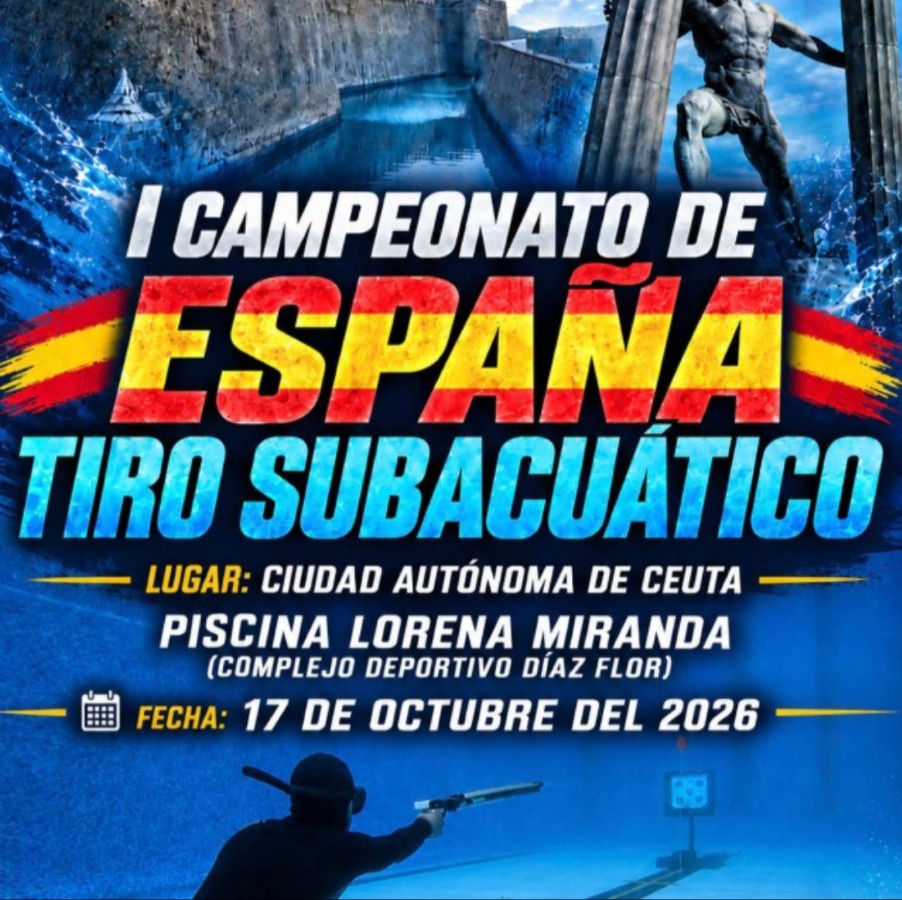 Ceuta acogerá el primer Campeonato de España de Tiro Subacuático el 17 de octubre