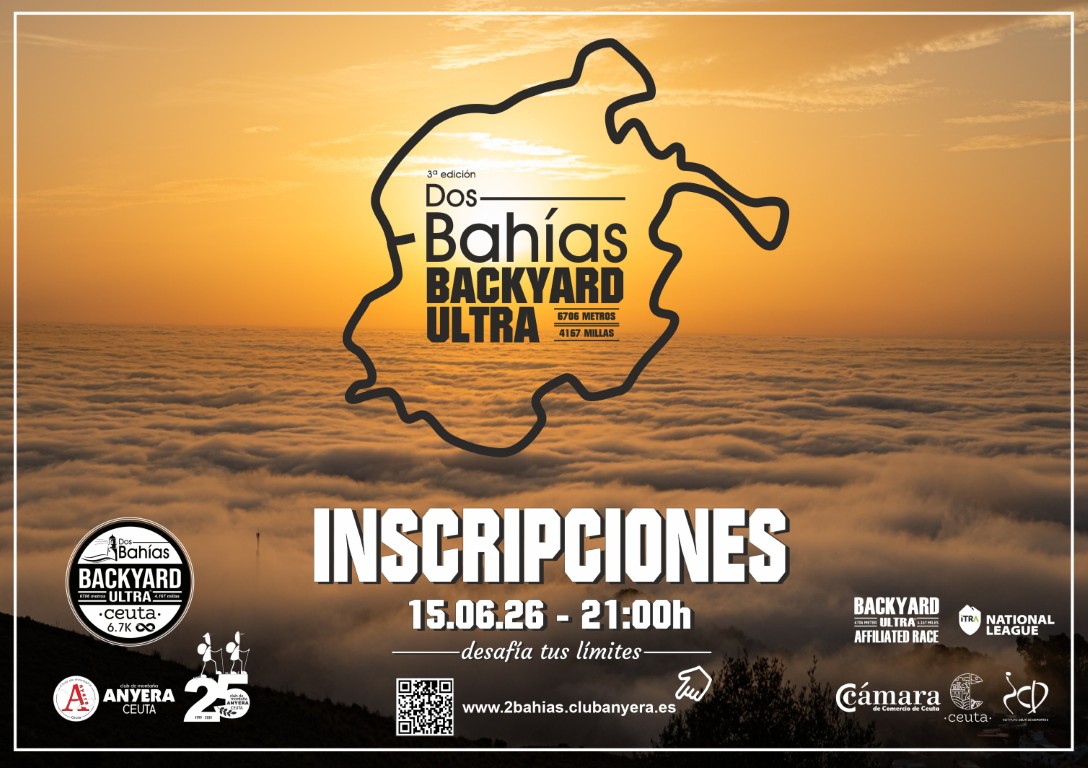 El lunes se abren las inscripciones para la "Backyard Ultra Dos Bahías de Ceuta"
