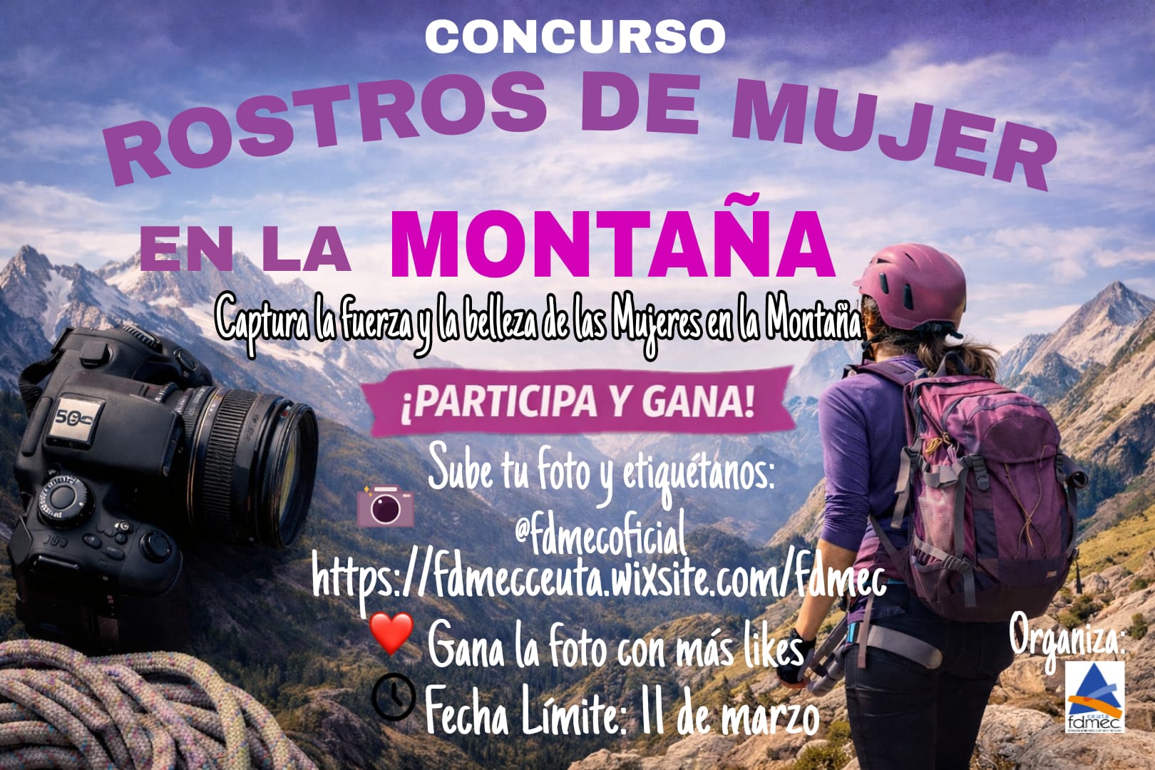 'Rostros de Mujer en la Montaña': la iniciativa de la FDMEC para visibilizar y reconocer el papel femenino en el montañismo 