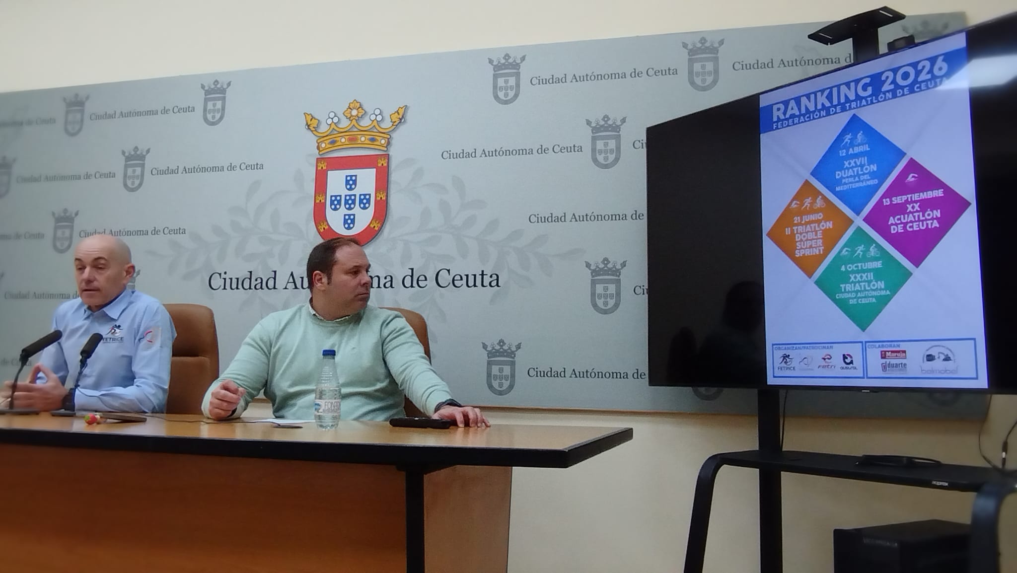Presentado el calendario 2026 de la Federación de Triatlón de Ceuta con una clara apuesta por la promoción y el deporte femenino