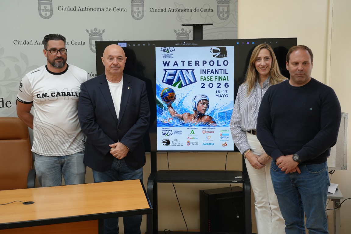 Ceuta reunirá a más de 300 personas en la fase final del Campeonato Andaluz Infantil de Waterpolo