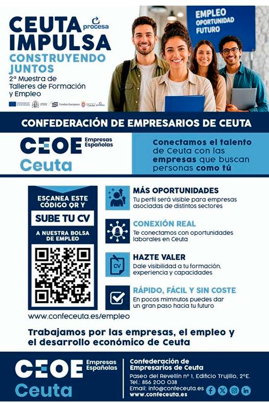 La CECE acusa a la Ciudad de prohibirle distribuir material informativo durante "Ceuta Impulsa"