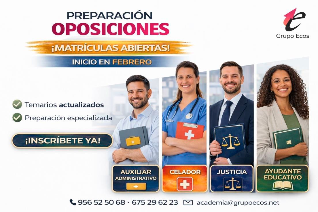 Grupo Ecos inicia en febrero nuevos programas de preparación de oposiciones 