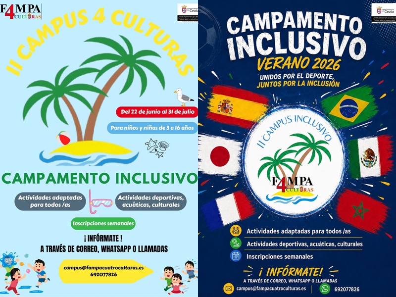 FAMPA Cuatro Culturas abrirá el 26 de mayo las inscripciones para su II Campus Inclusivo de verano