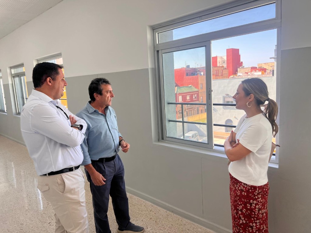 El CEIP Ramón y Cajal encara la recta final de unas obras de rehabilitación valoradas en 2,2 millones