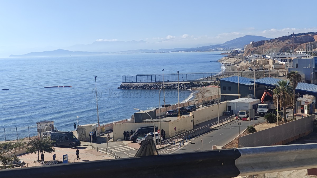 La frontera del Tarajal amanece tranquila pese al nuevo aviso de entrada masiva