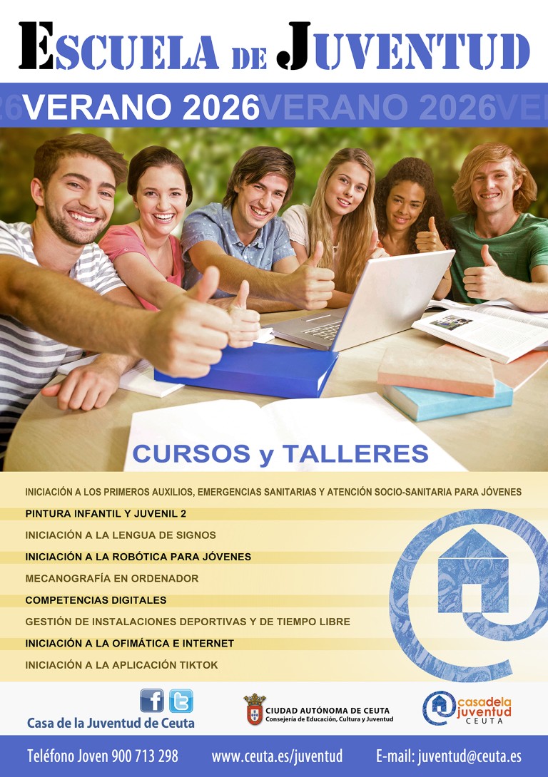 La Casa de Juventud abre este martes las inscripciones para su programación de la escuela de verano