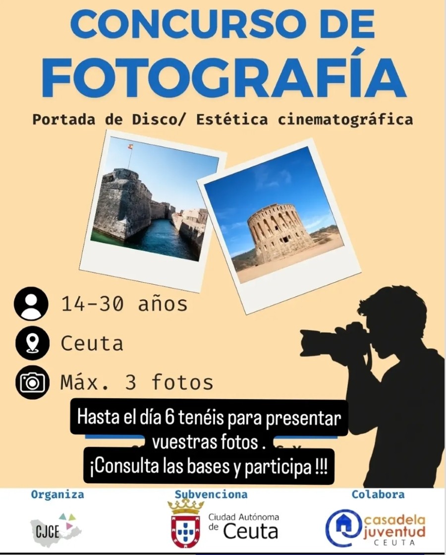 El Consejo de la Juventud convoca un concurso de fotografía para mostrar Ceuta desde la mirada de los jóvenes