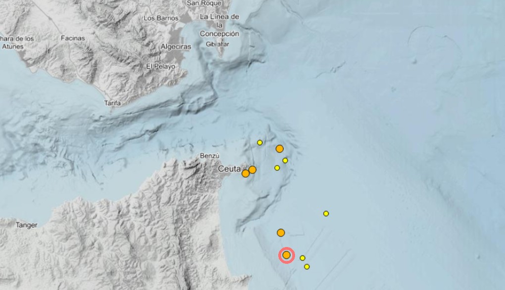 Tres nuevos seísmos en el Estrecho vuelven a sentirse en Ceuta sin causar incidencias
