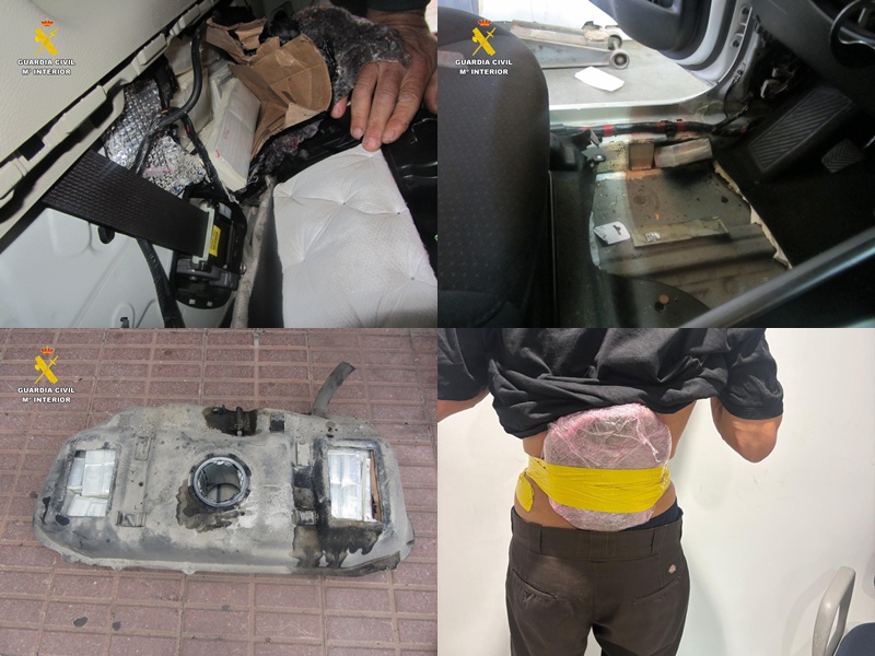 La Guardia Civil detiene a tres personas en el puerto por tráfico de drogas