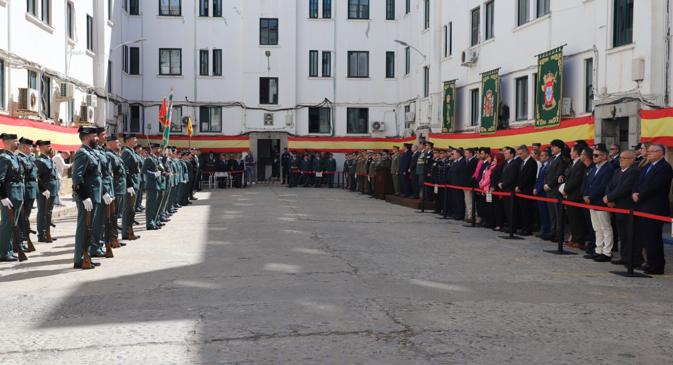 La Guardia Civil de Ceuta reivindica su papel frente al narcotráfico en el 182 aniversario de su fundación