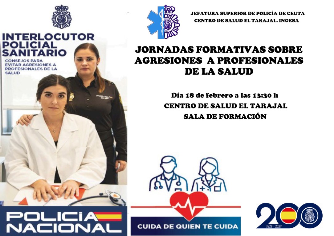 La Policía Nacional llevará a cabo unas jornadas formativas sobre agresiones a profesionales de la salud