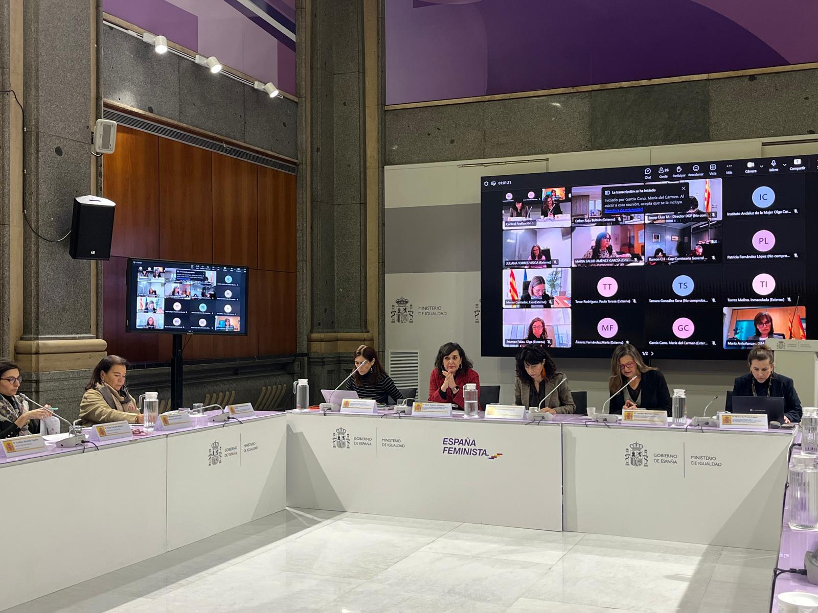 Ceuta participa en el Comité de Crisis del Ministerio de Igualdad