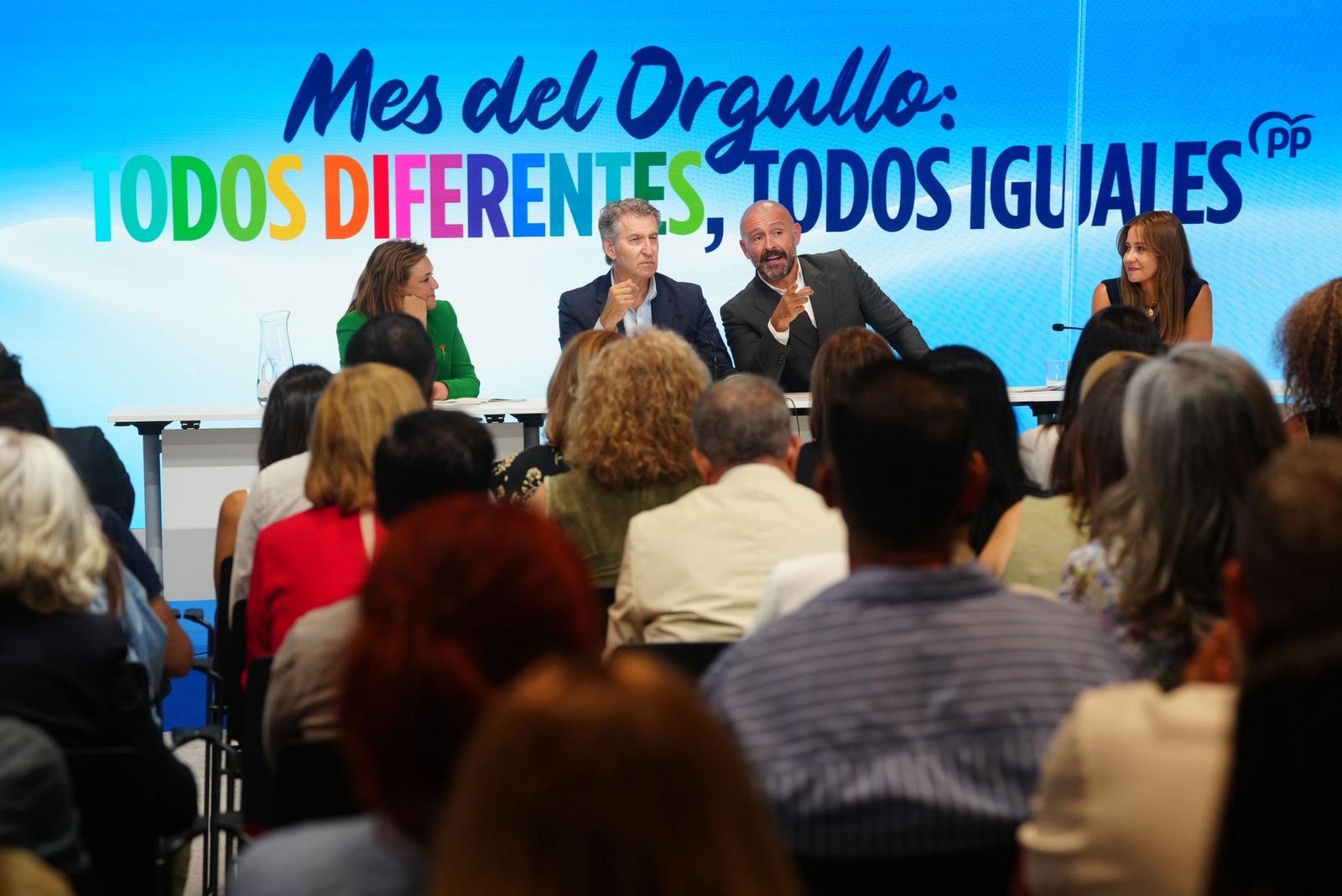 El PP reivindica la libertad individual y rechaza "cualquier discurso de odio" en el Día del Orgullo LGTBI
