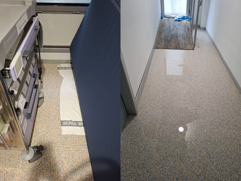 VOX denuncia el grave estado del Hospital tras las lluvias y la inseguridad en los accesos