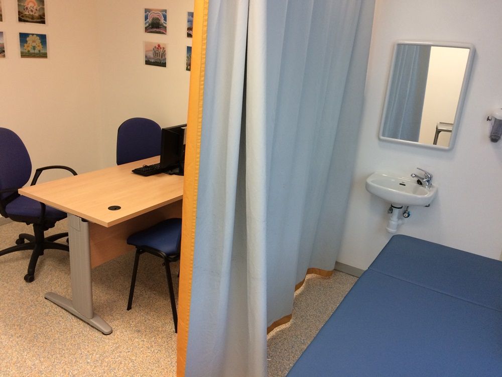 El área cuenta además con una sala de espera propia para una mayor intimidad de las pacientes. Foto cedida