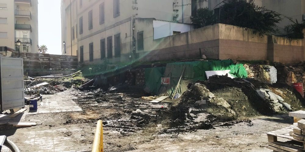  Restos arqueológicos encontrados en la obra de la Gran Vía. 