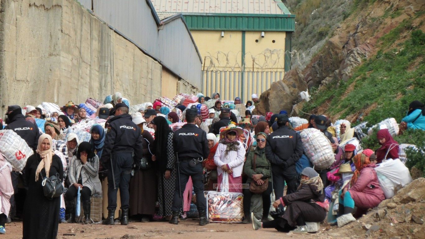 Se reabre el Tarajal II con colas y cierres por parte de Marruecos. Foto LVC