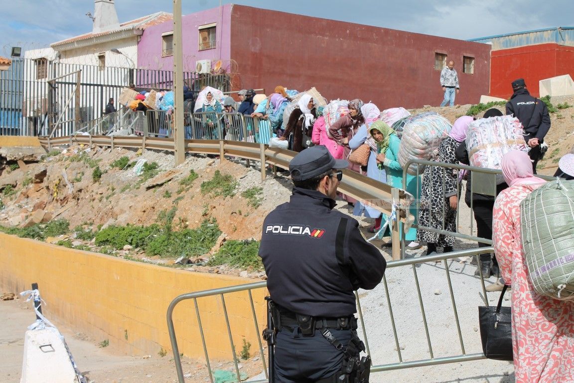 Cierra hasta el 2 de mayo el Tarajal II para aumentar las medidas de seguridad. Foto  LVC